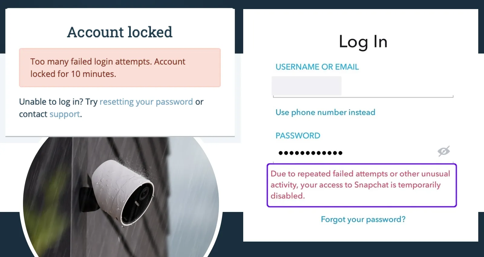 SimliSafe Login Account Locked