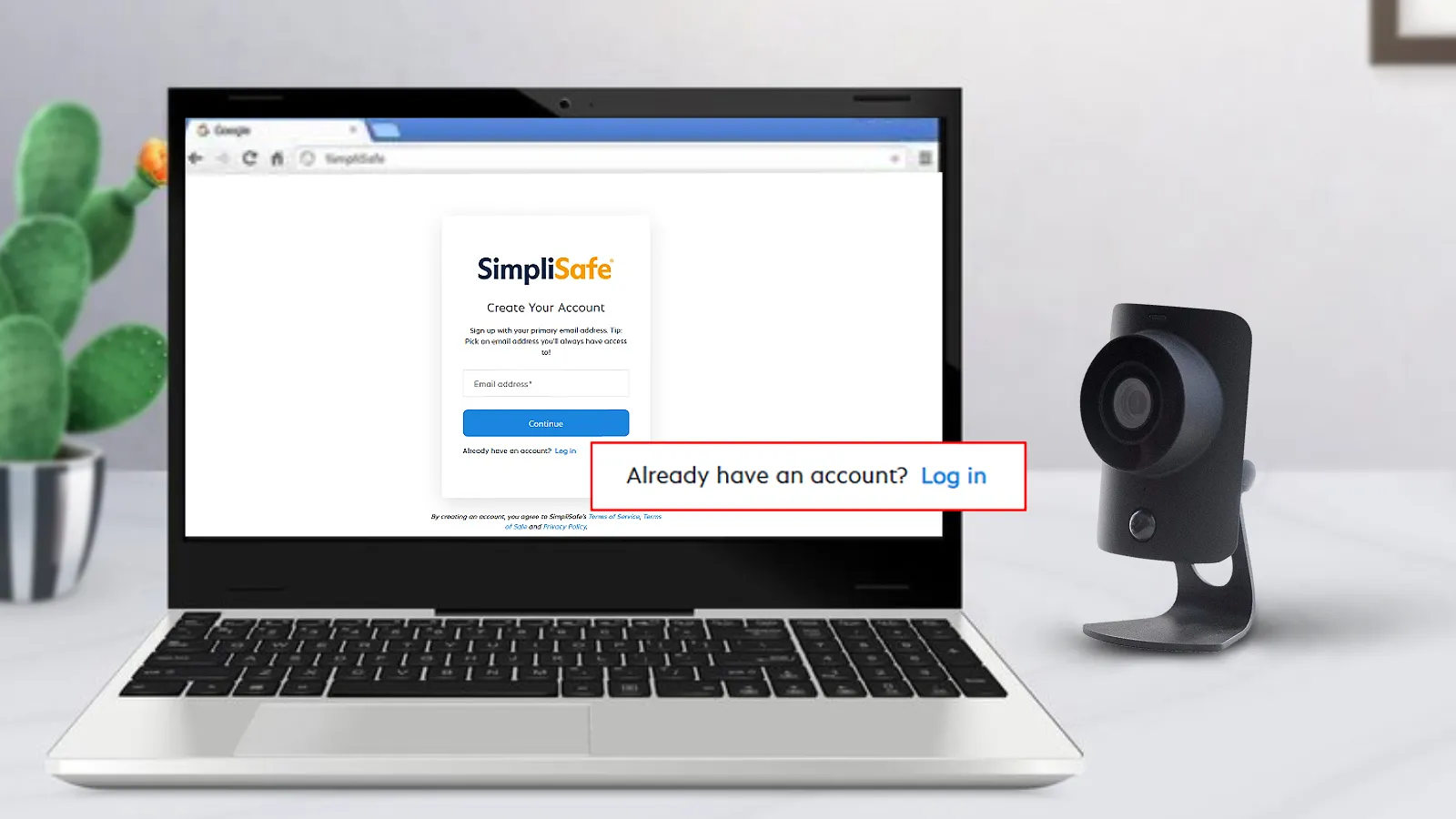 SimpliSafe Login Web Browser
