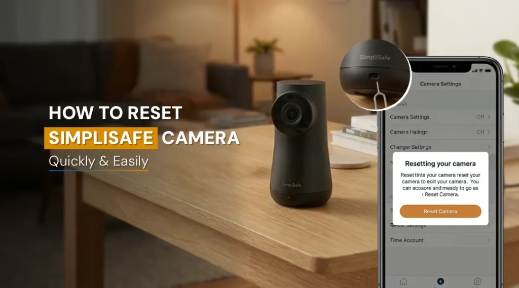 reset simplisafe camera