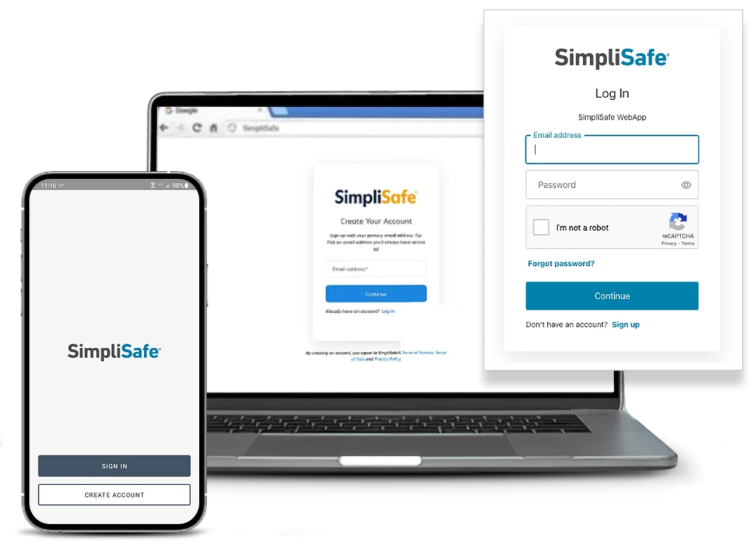 simplisafe camera login
